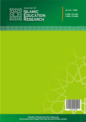 Journal Of Islamic Education Research Profile